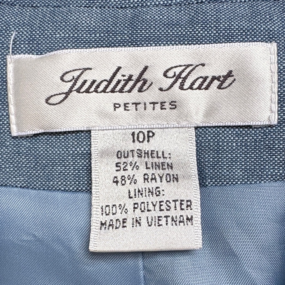 Judith Hart Linen Blend Tailored Blazer - Picture 7 of 14